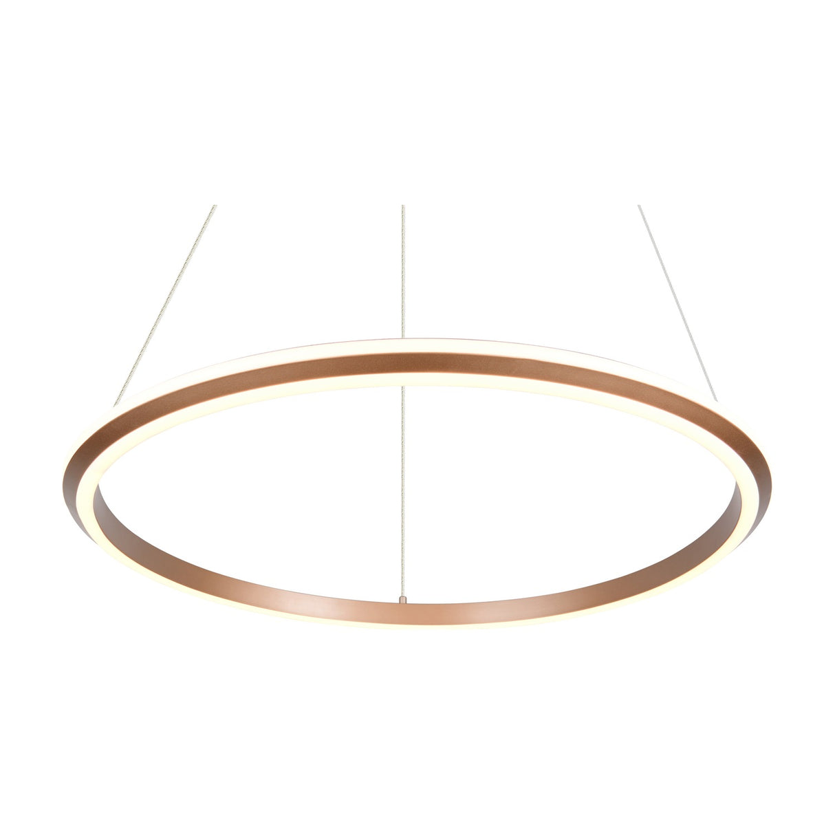 Amador LED Ring 75cm Chandelier – Coffee