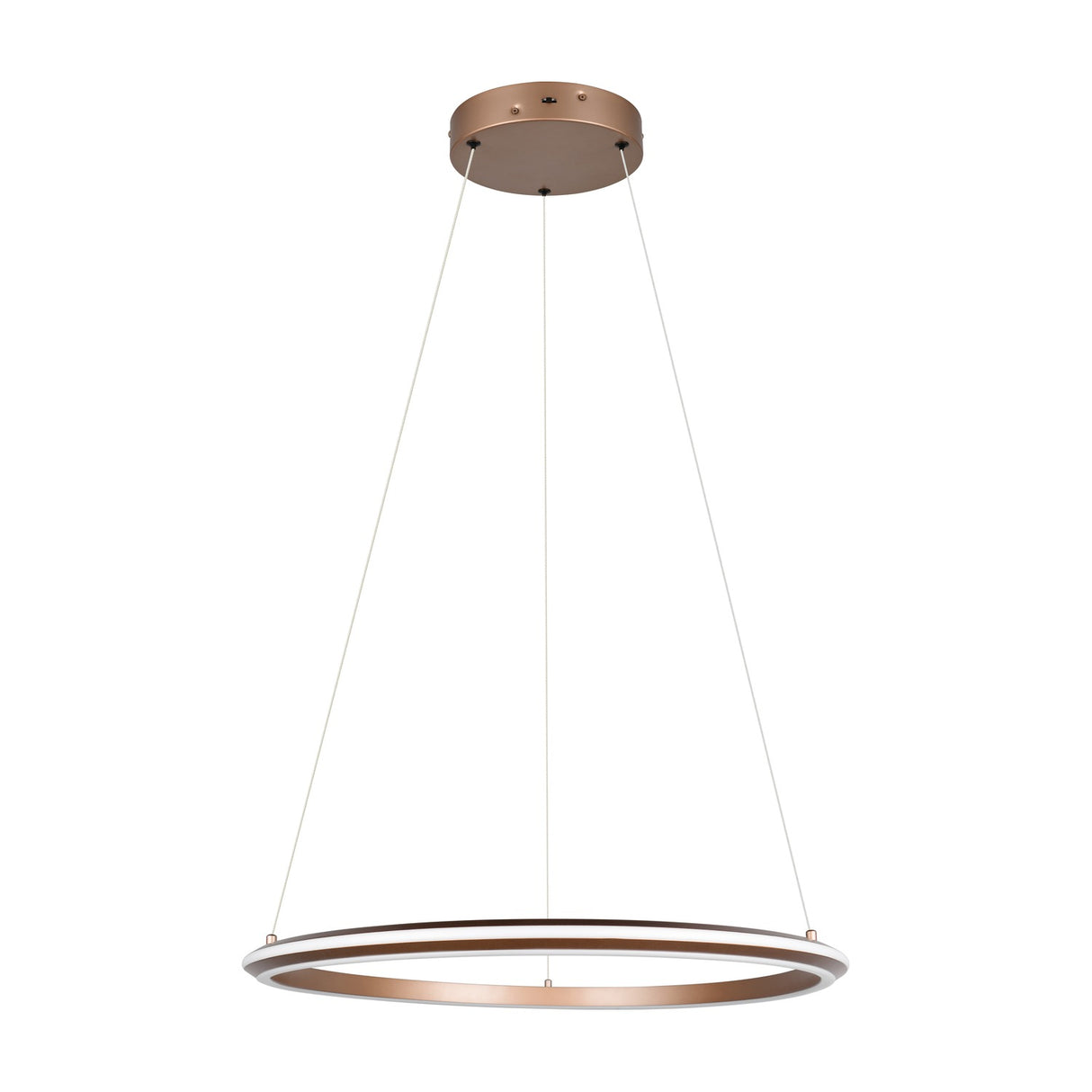 Amador LED Ring 75cm Chandelier – Coffee
