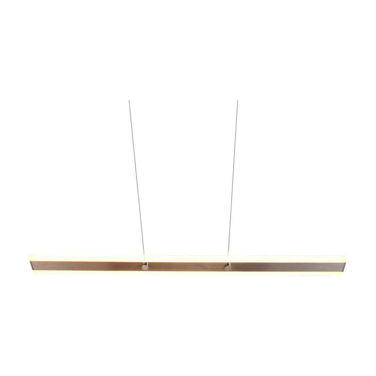 Arcola LED Up Down Linear 115cm Pendant – Satin Nickel