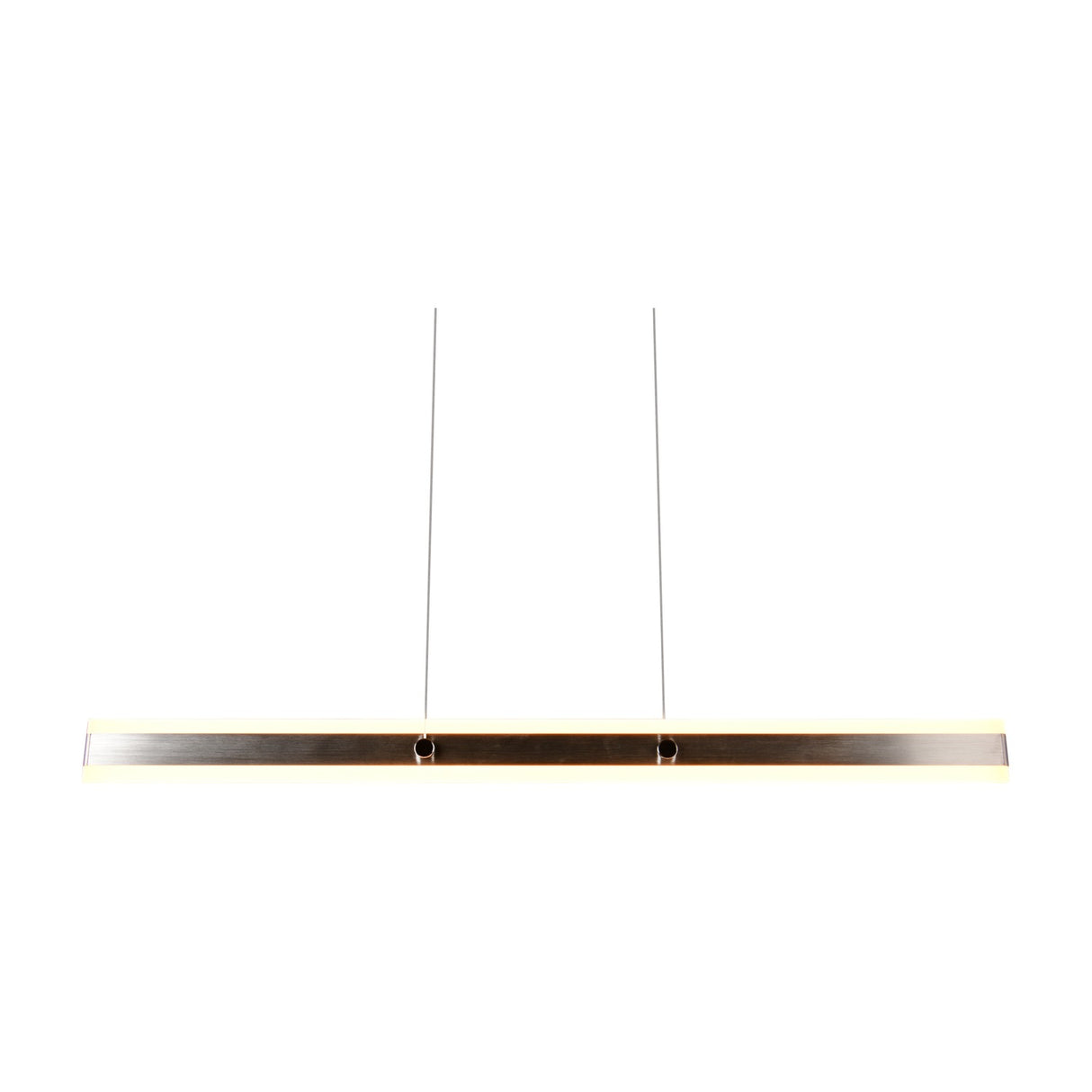 Arcola LED Up Down Linear 115cm Pendant – Satin Nickel