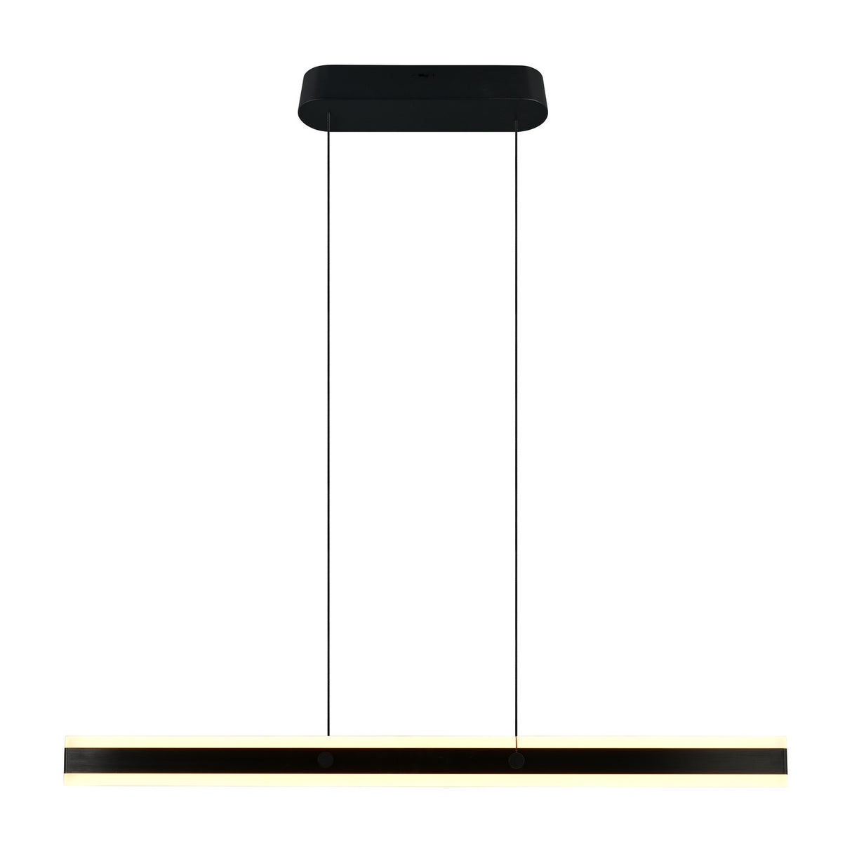 Arcola LED Up Down Linear 115cm Pendant – Matt Black