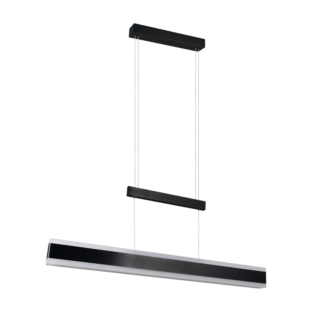Arcola LED Up Down Linear 152cm Pendant – Matt Black