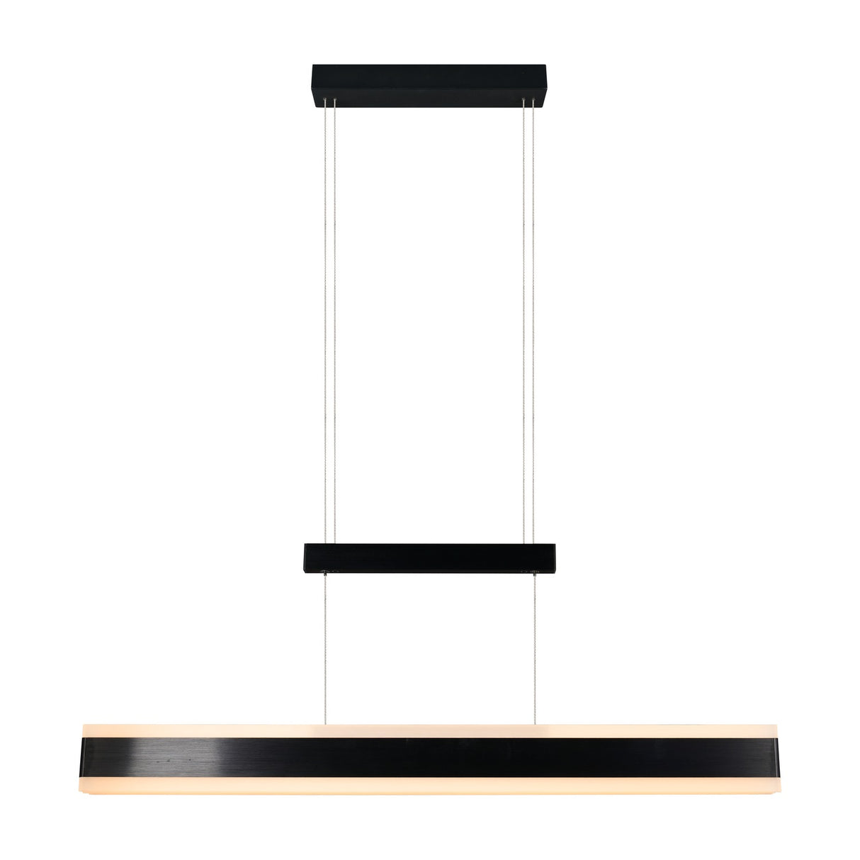Arcola LED Up Down Linear 152cm Pendant – Matt Black