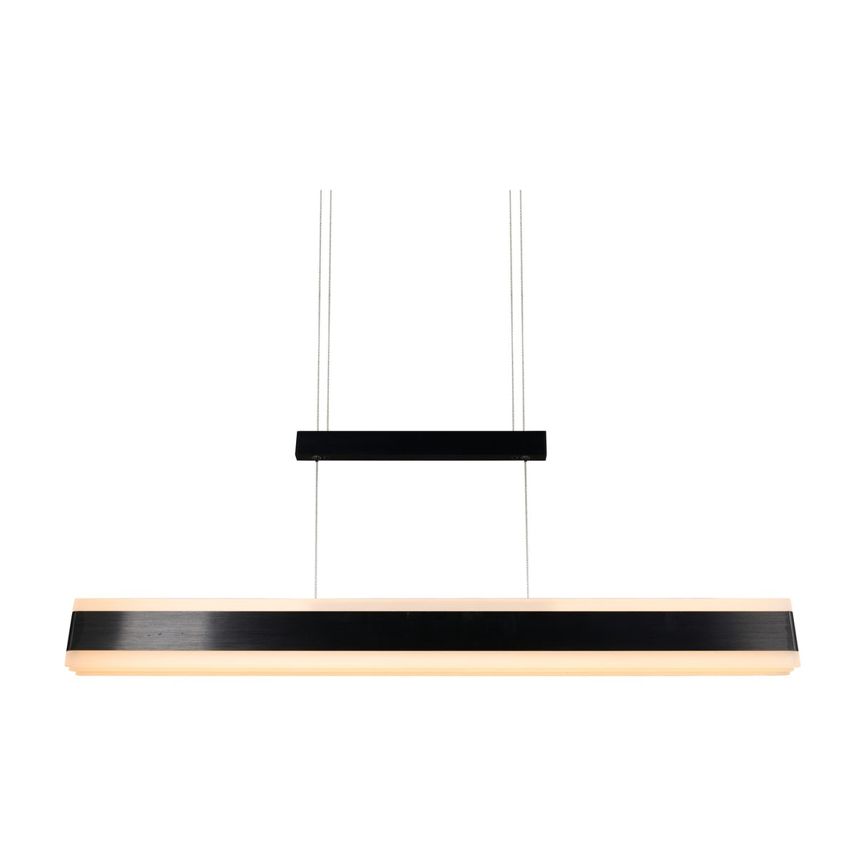Arcola LED Up Down Linear 152cm Pendant – Matt Black