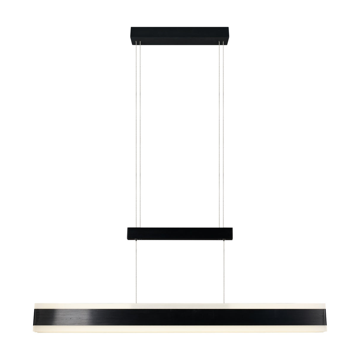 Arcola LED Up Down Linear 152cm Pendant – Matt Black