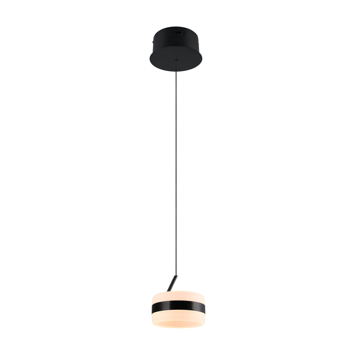 Dios LED Glass Chandelier – Matt Black