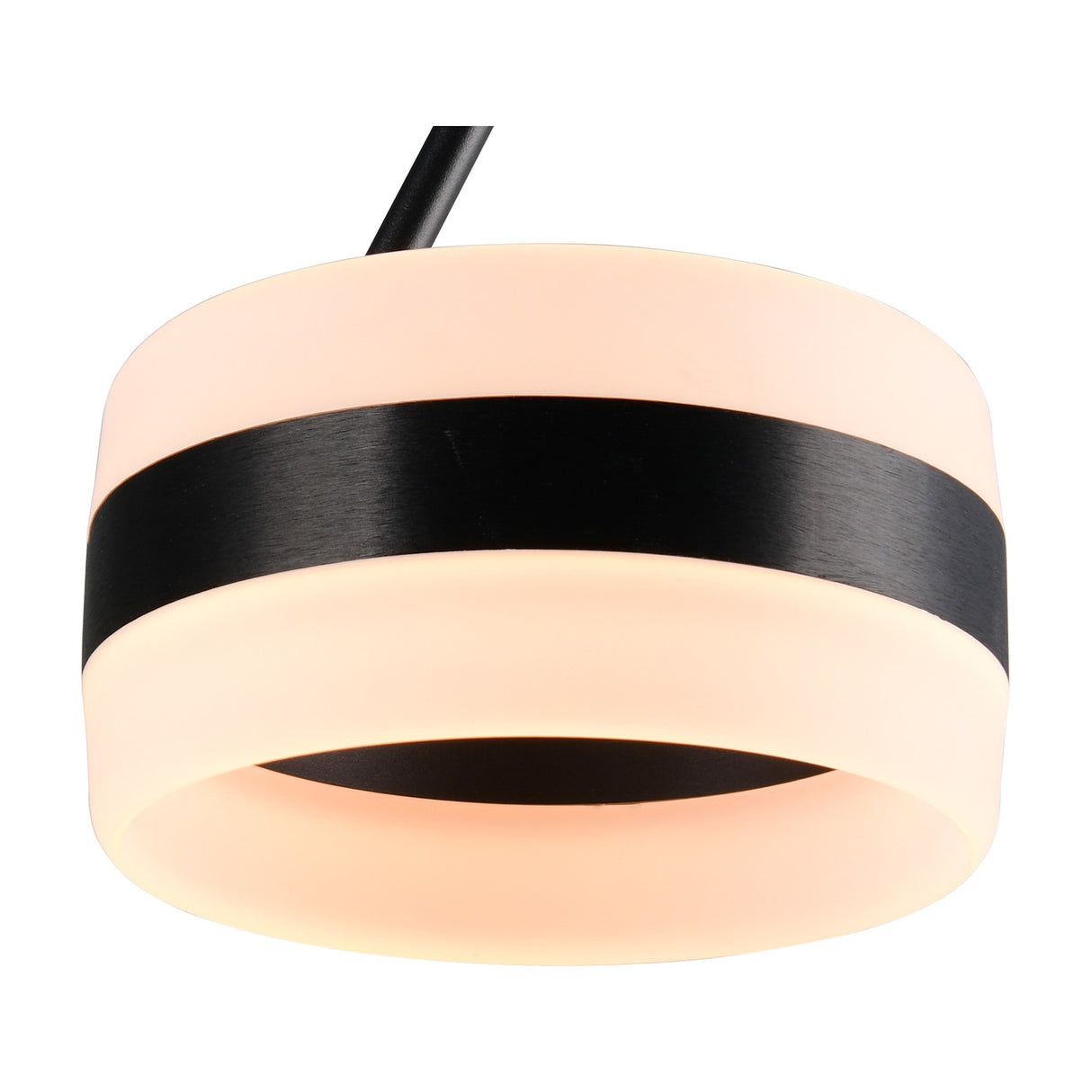 Dios LED Glass Chandelier – Matt Black