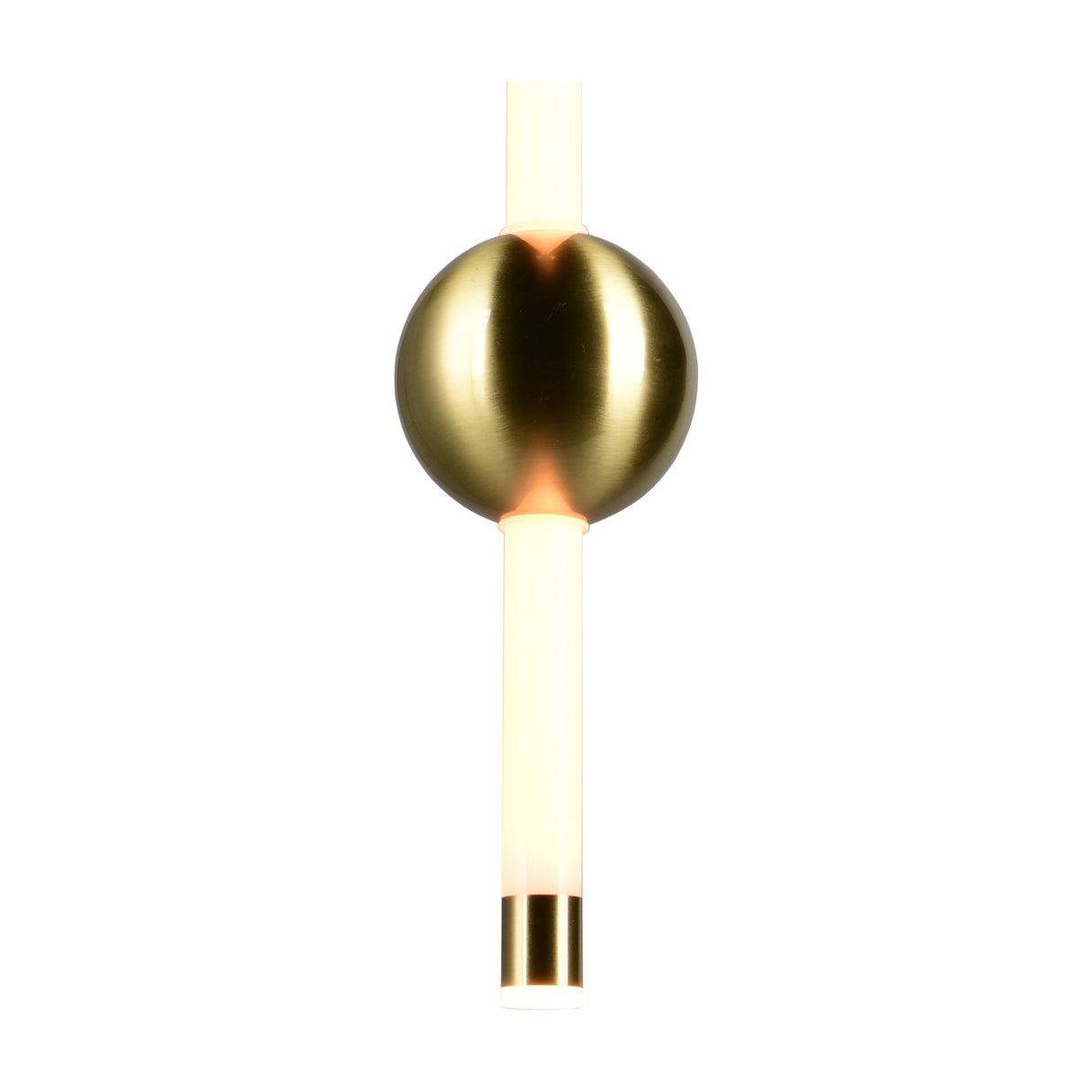 Melita LED Globe Pendant – Satin Brass