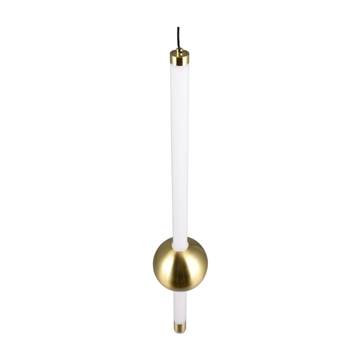 Melita LED Globe Pendant – Satin Brass