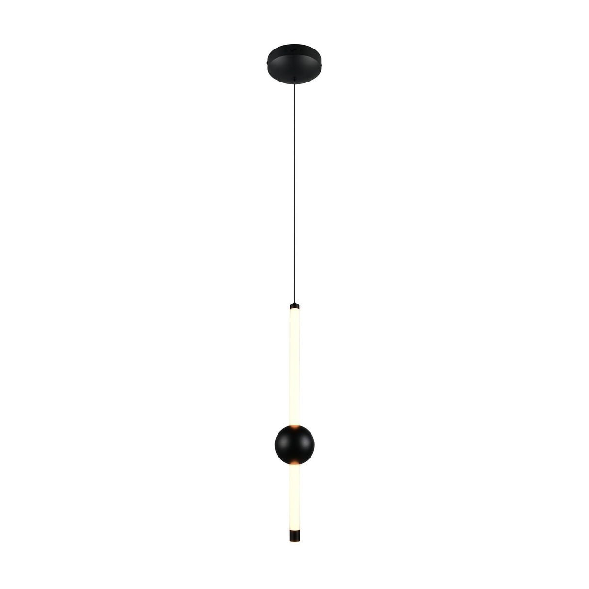 Melita LED Globe Pendant – Matt Black