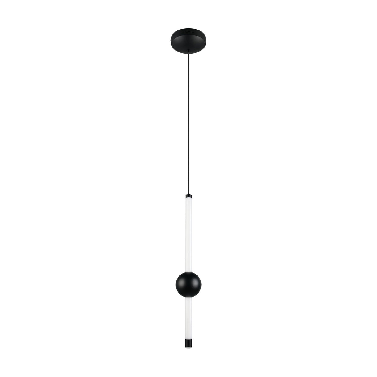 Melita LED Globe Pendant – Matt Black
