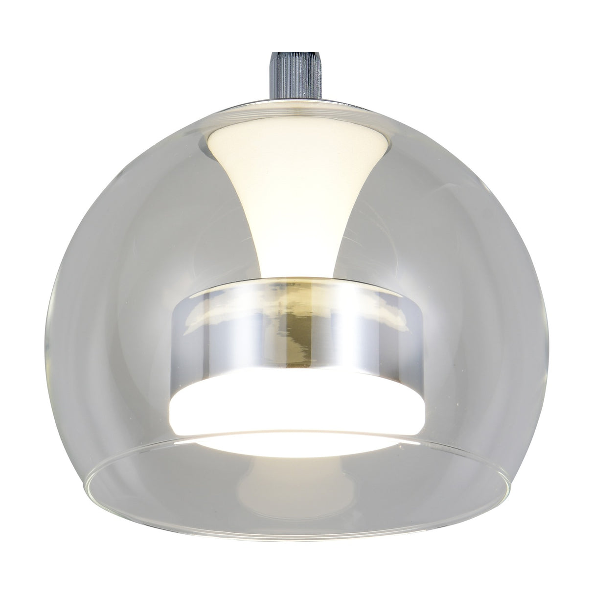 Flynt LED Globe Pendant – Chrome