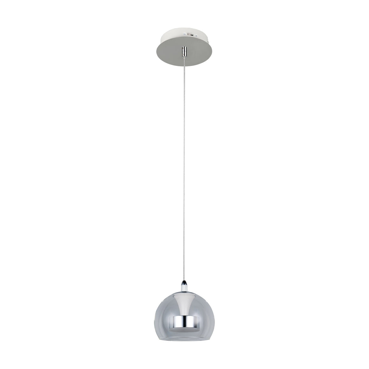 Flynt LED Globe Pendant – Chrome