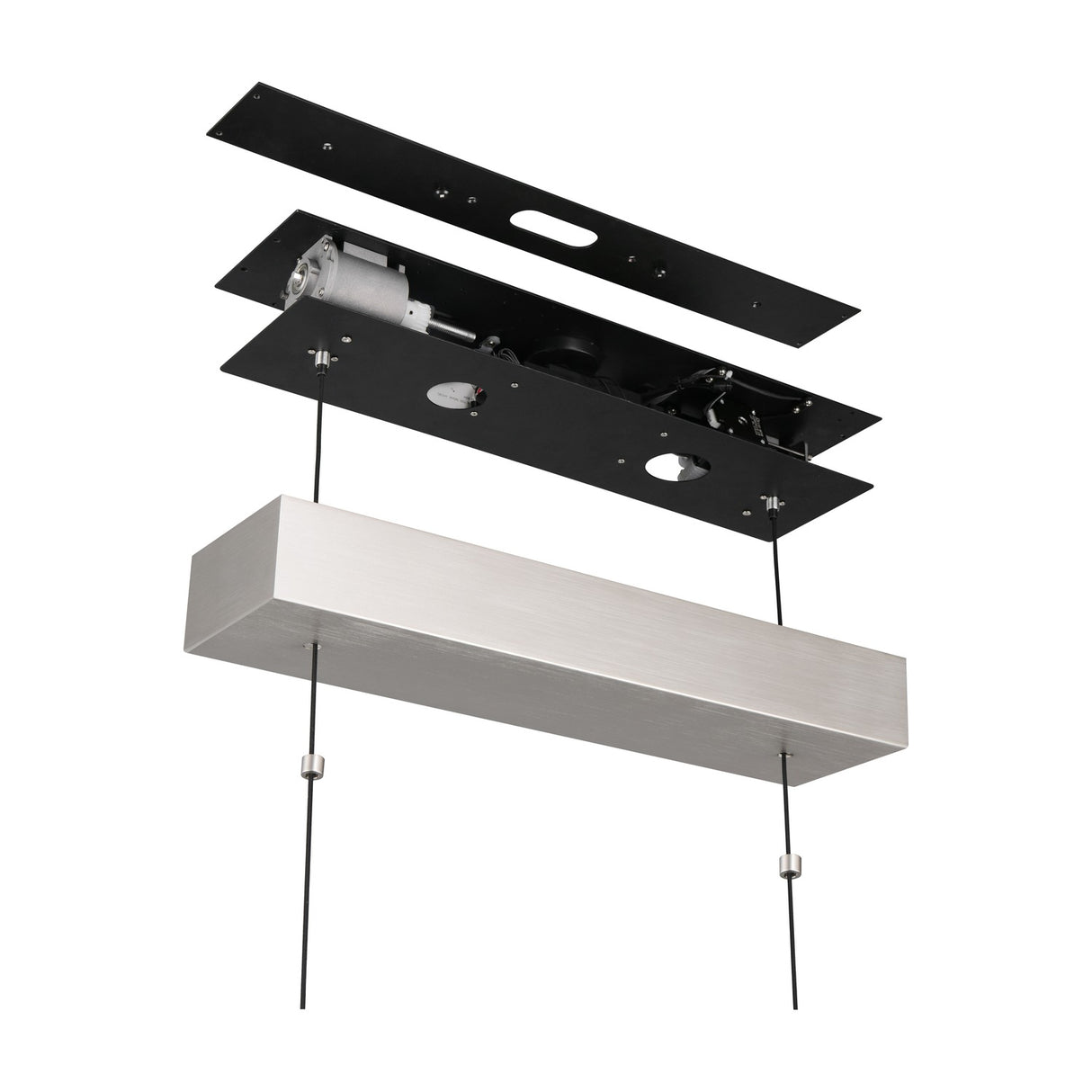 Donegal LED Up Down Linear Pendant – Satin Nickel