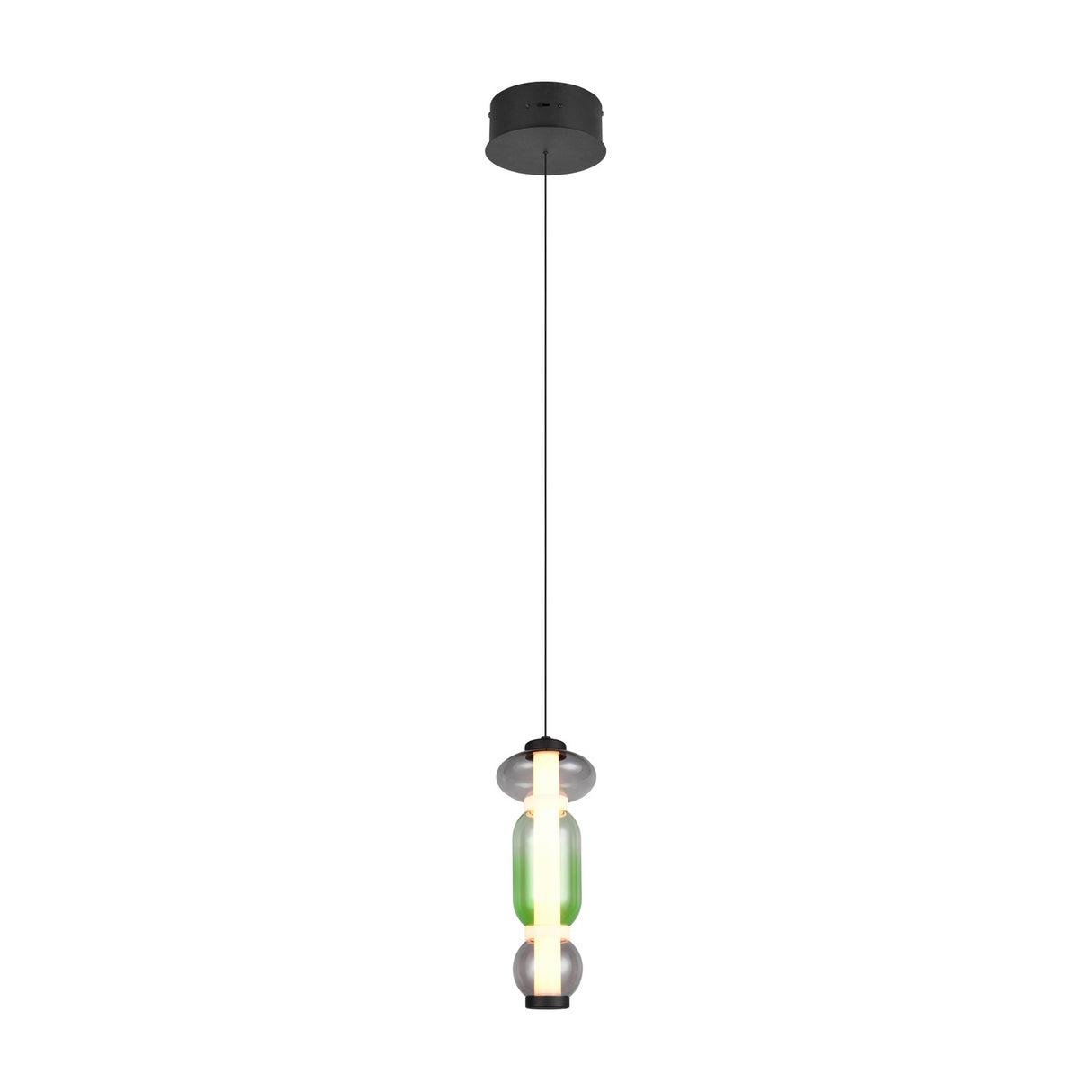 Minerva LED Glass Pendant – Multicoloured