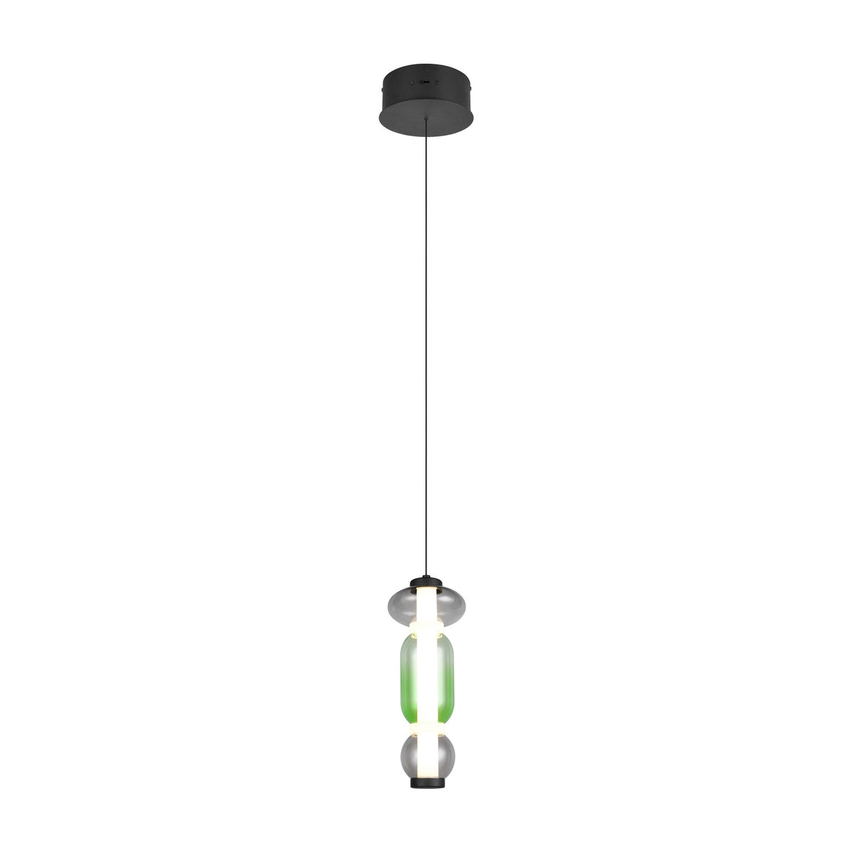 Minerva LED Glass Pendant – Multicoloured