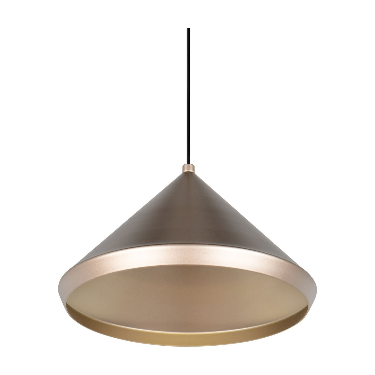 Laguna LED Cone 18cm Pendant – Coffee