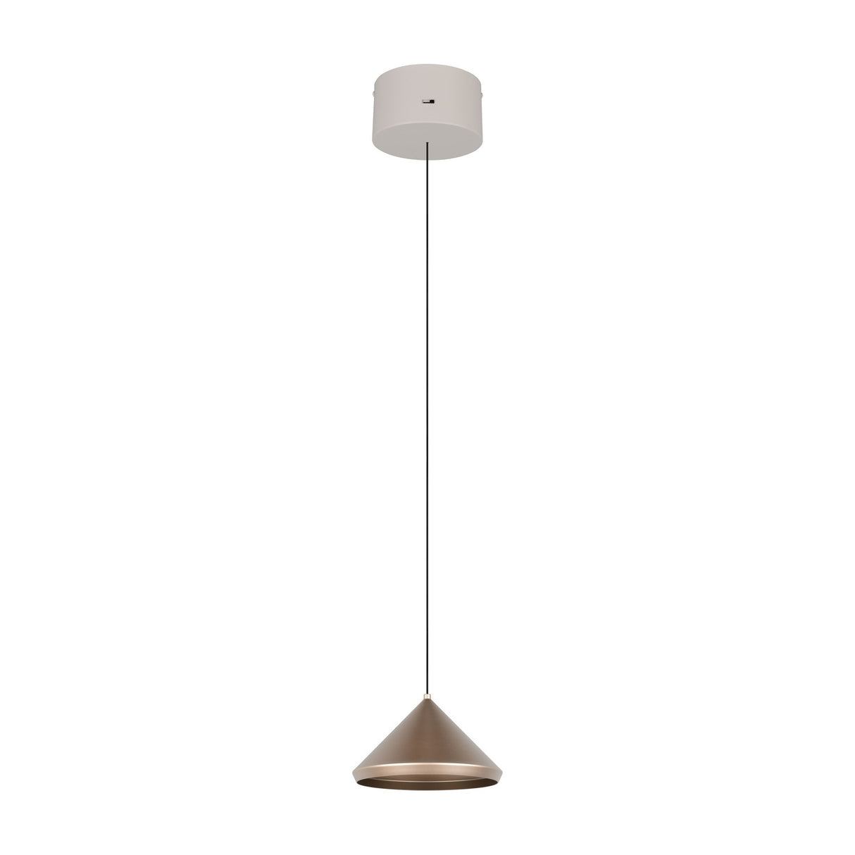 Laguna LED Cone 18cm Pendant – Coffee