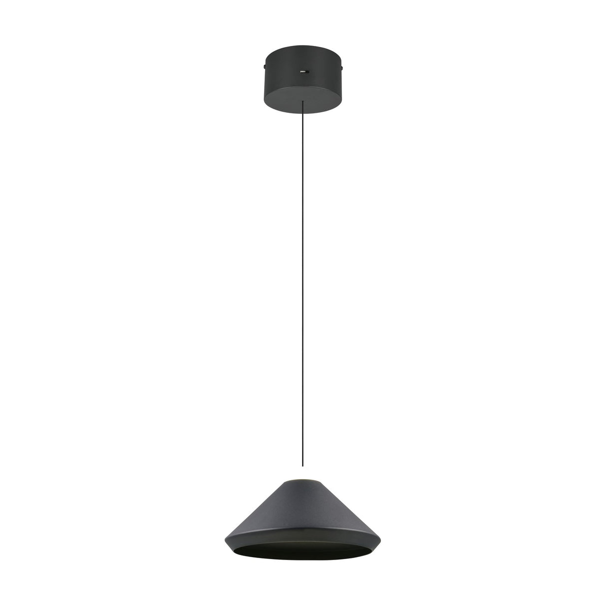 Laguna LED Cone 30cm Pendant – Matt Black