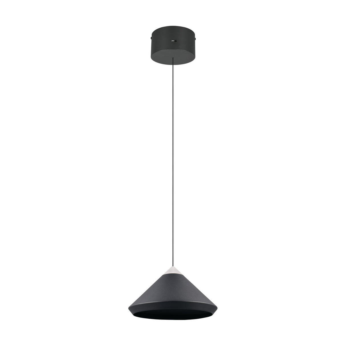 Laguna LED Cone 30cm Pendant – Matt Black