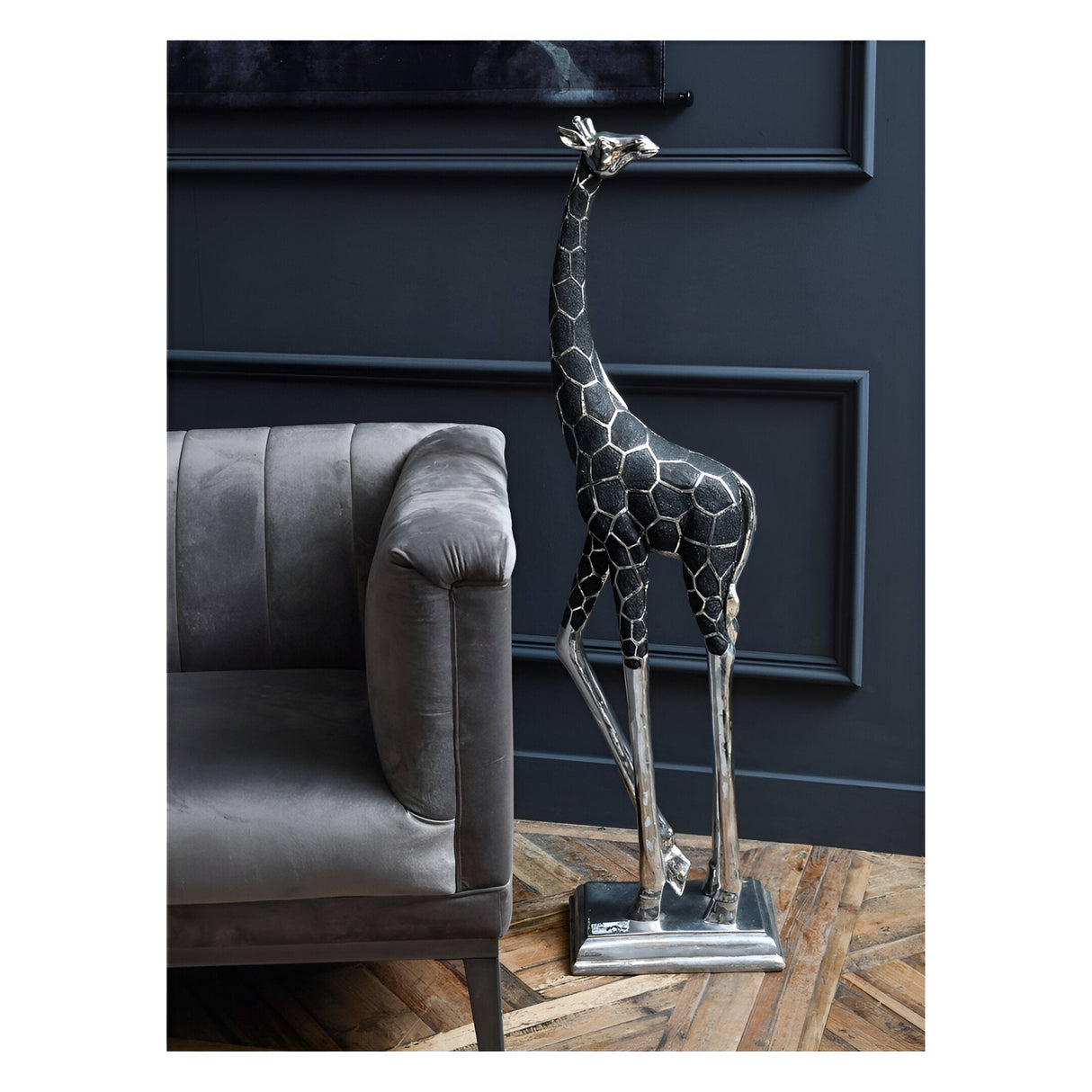 Giant Giraffe Head-Back Sculpture - 123cm