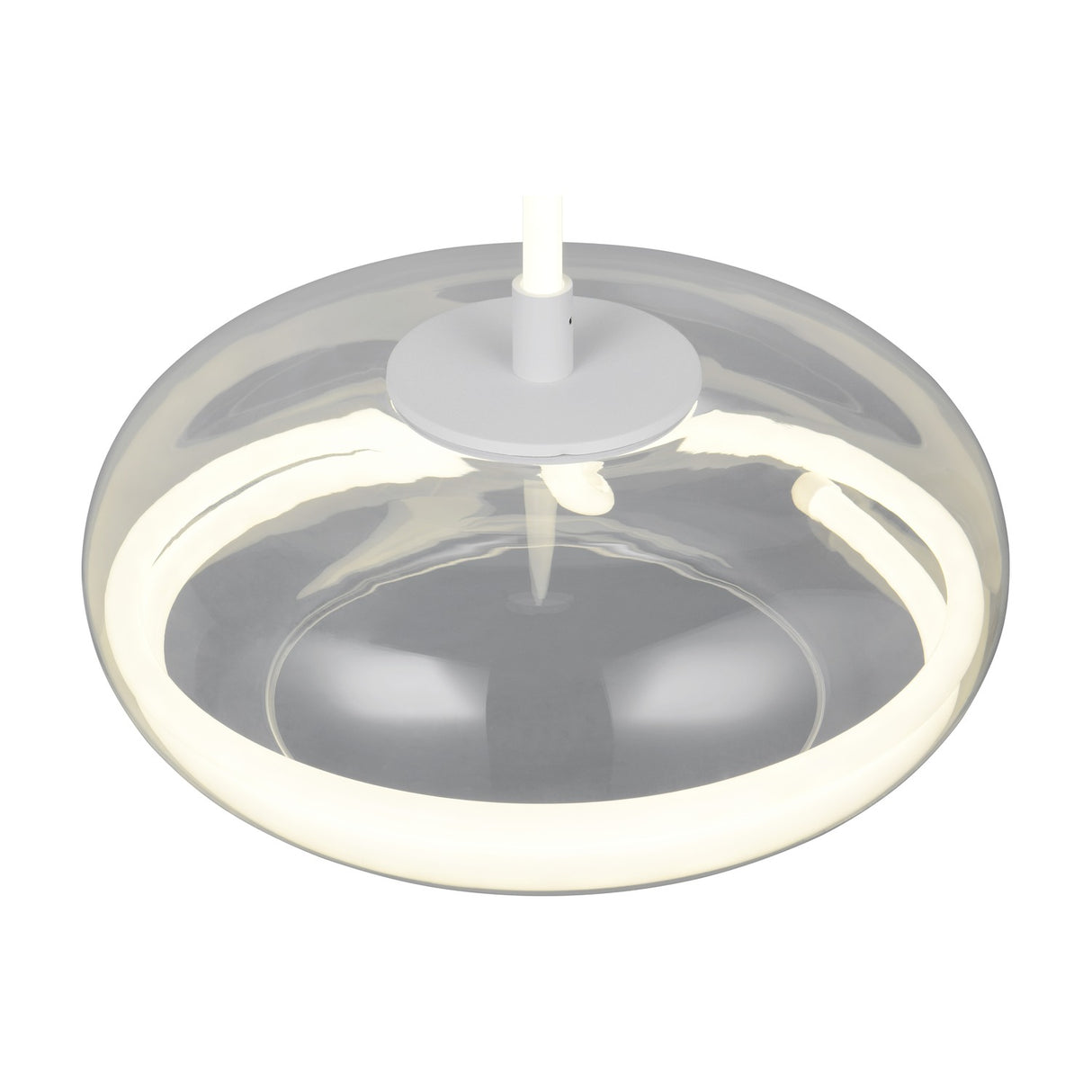 Tarsia LED Globe 40cm Pendant – Matt White