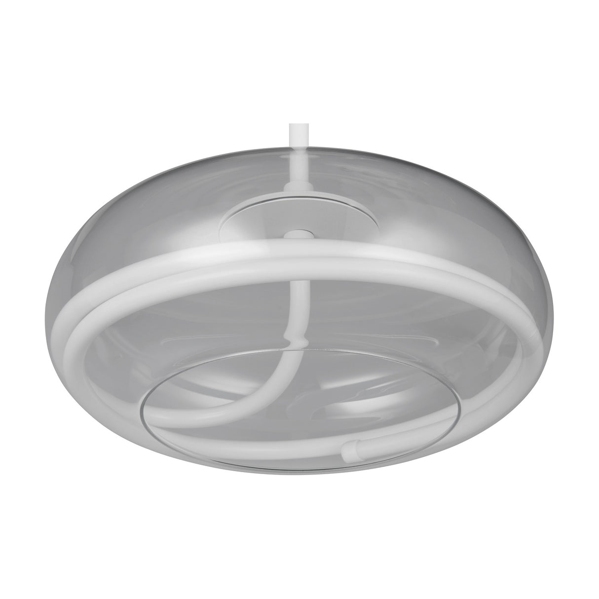 Tarsia LED Globe 40cm Pendant – Matt White