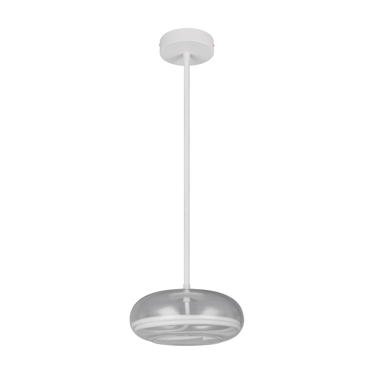 Tarsia LED Globe 40cm Pendant – Matt White