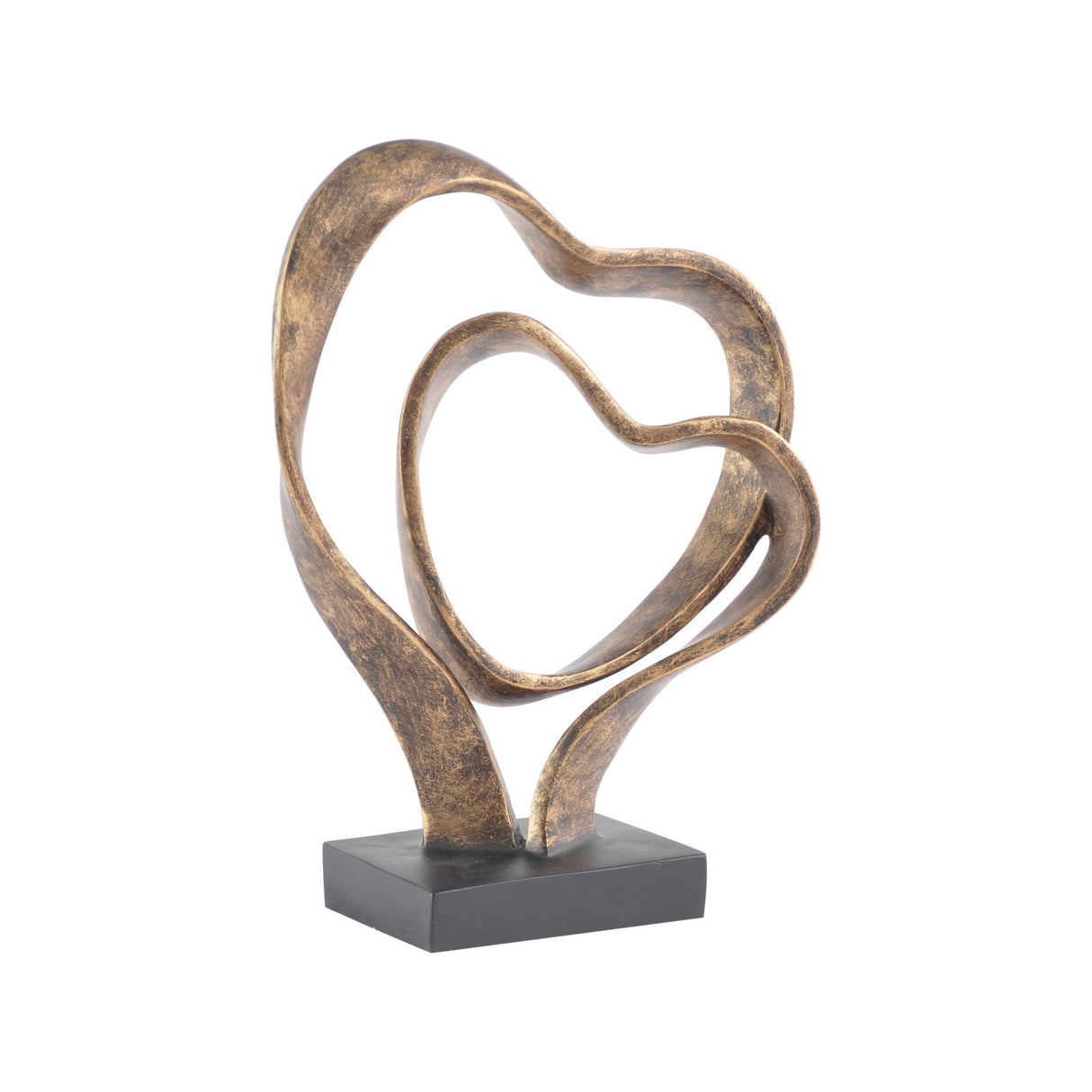 Double Heart Figurine - 36.4cm