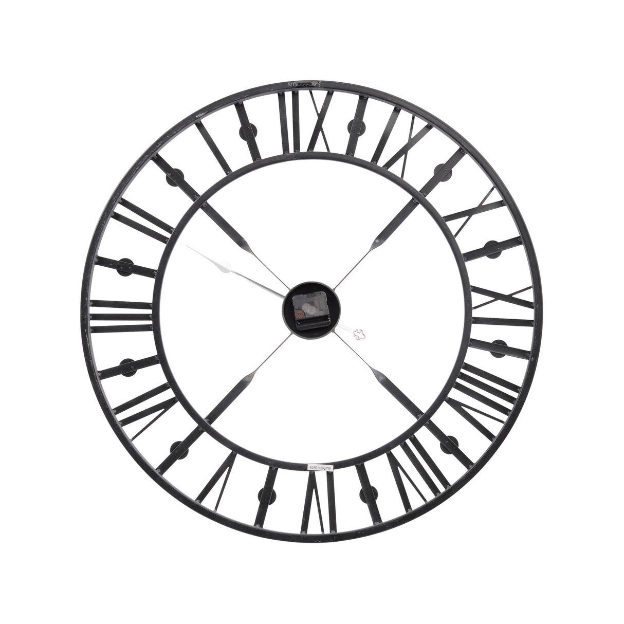 Skeleton Wall Clock - Antique Grey