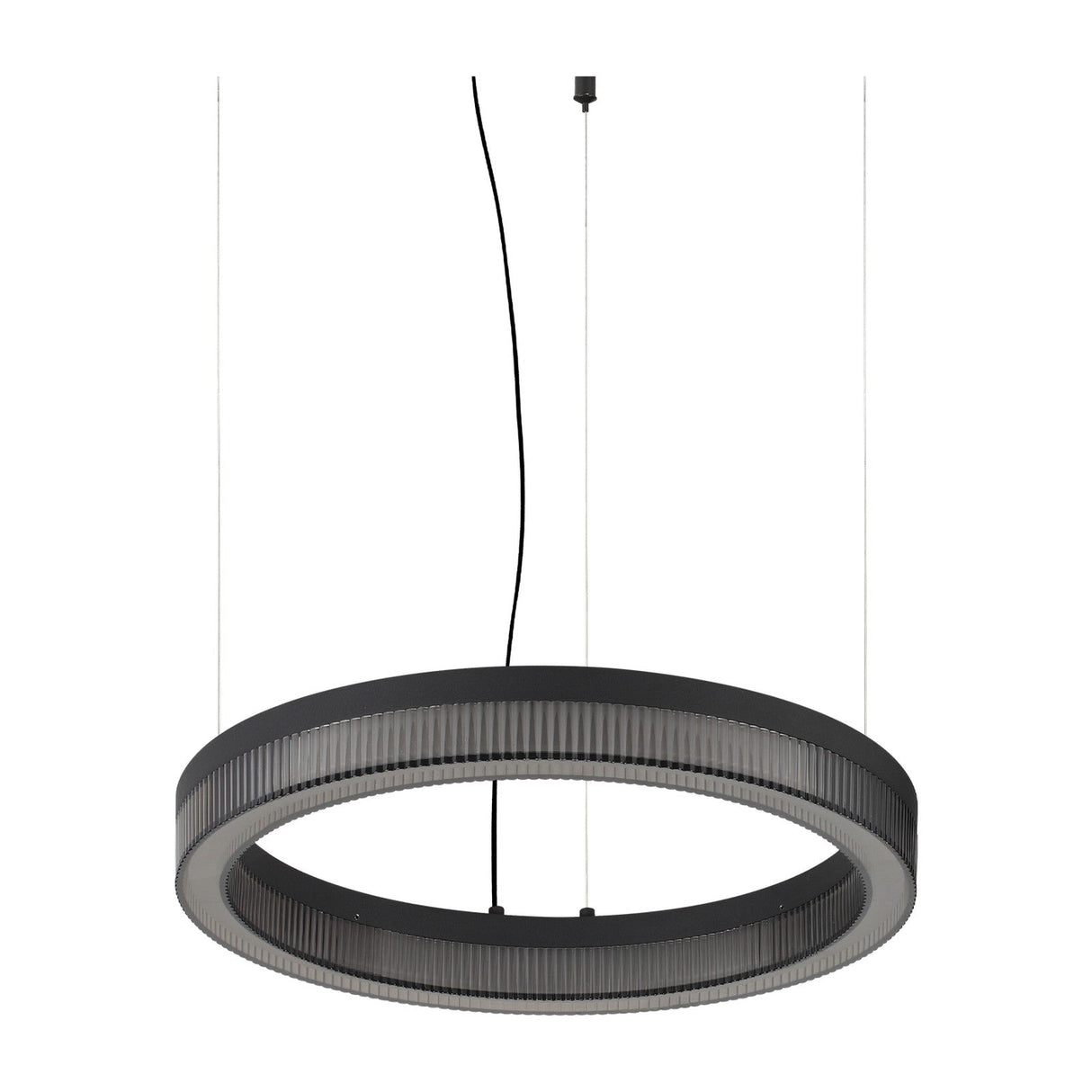 Crown Pendant Light 400mm - Black