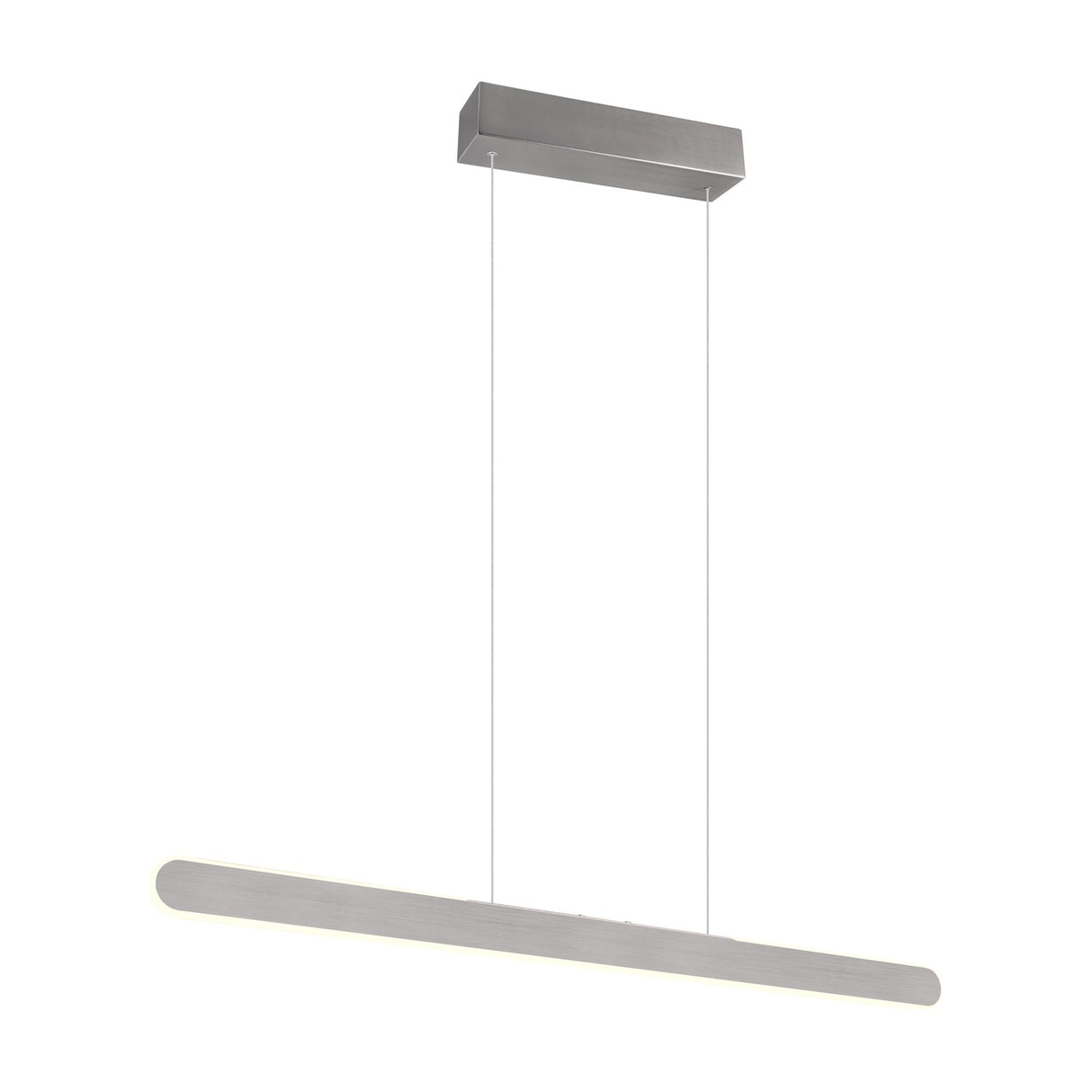 Helios LED Up Down Linear Pendant – Brushed Aluminium