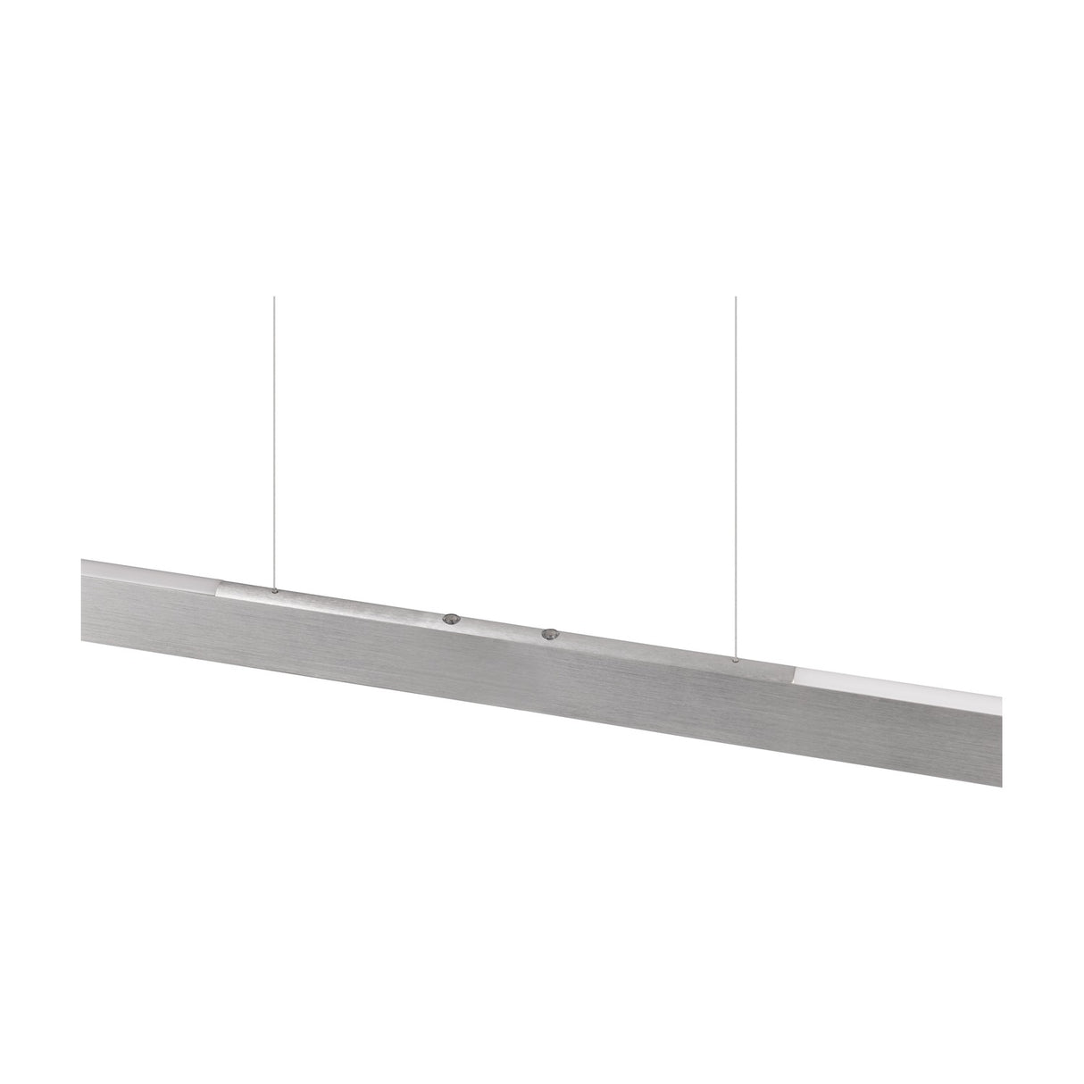 Helios LED Up Down Linear Pendant – Brushed Aluminium