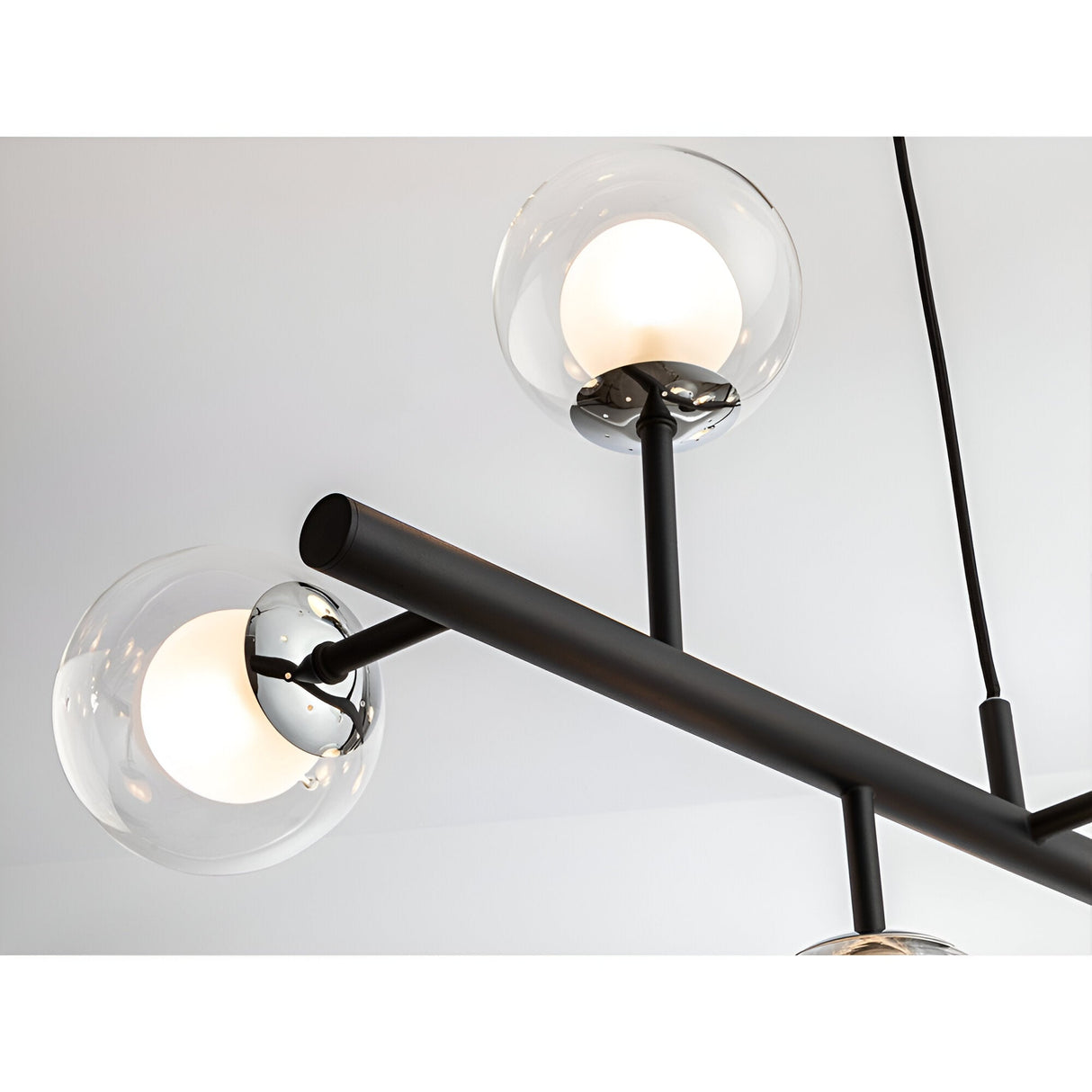 Altais 9 Light Linear Suspension - Black