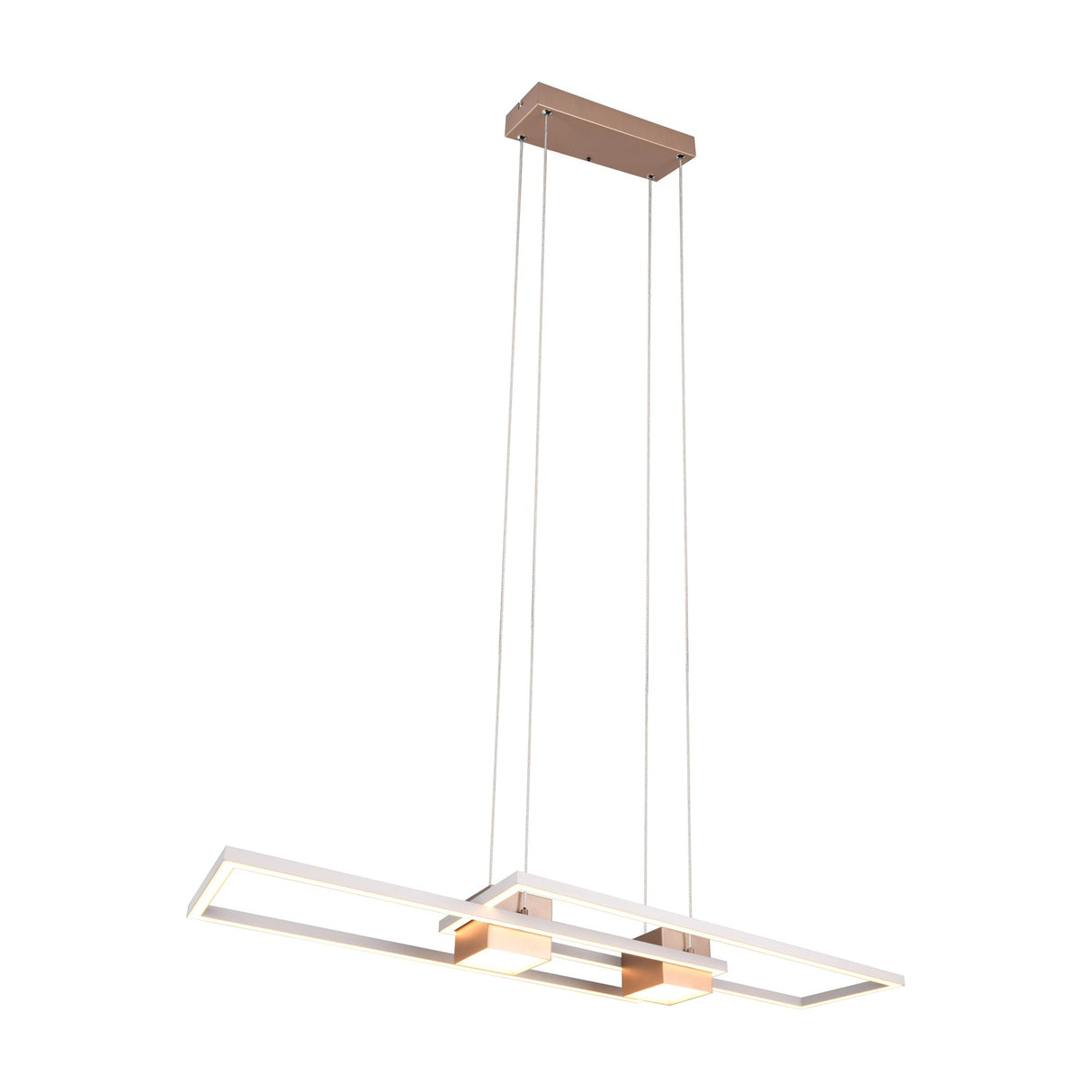 Albany 2 Light LED Up Down Ring Chandelier – Coffee