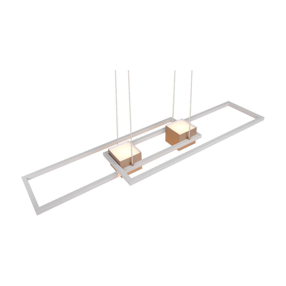 Albany 2 Light LED Up Down Ring Chandelier – Coffee