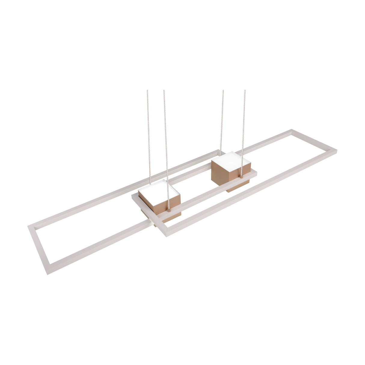 Albany 2 Light LED Up Down Ring Chandelier – Coffee