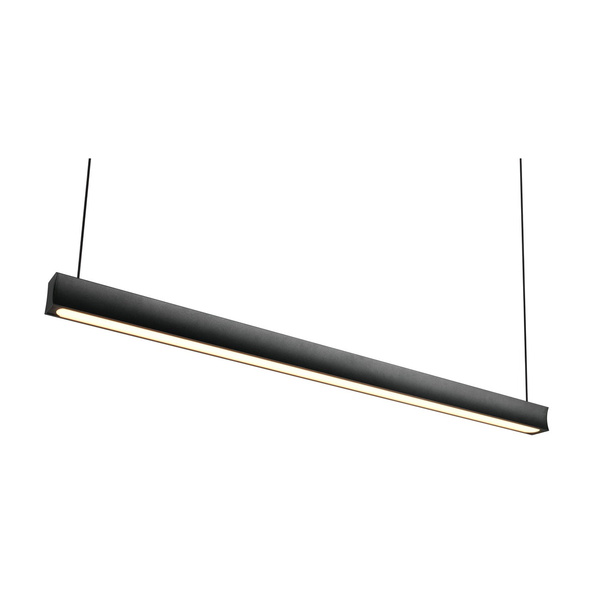 Wallace LED Linear Pendant – Matt Black