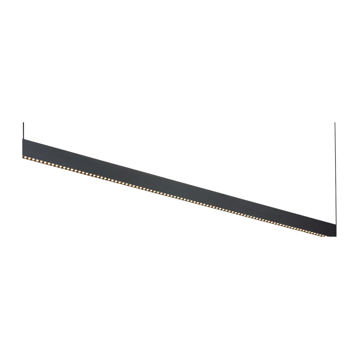 Steel black linear LED bar pendant light