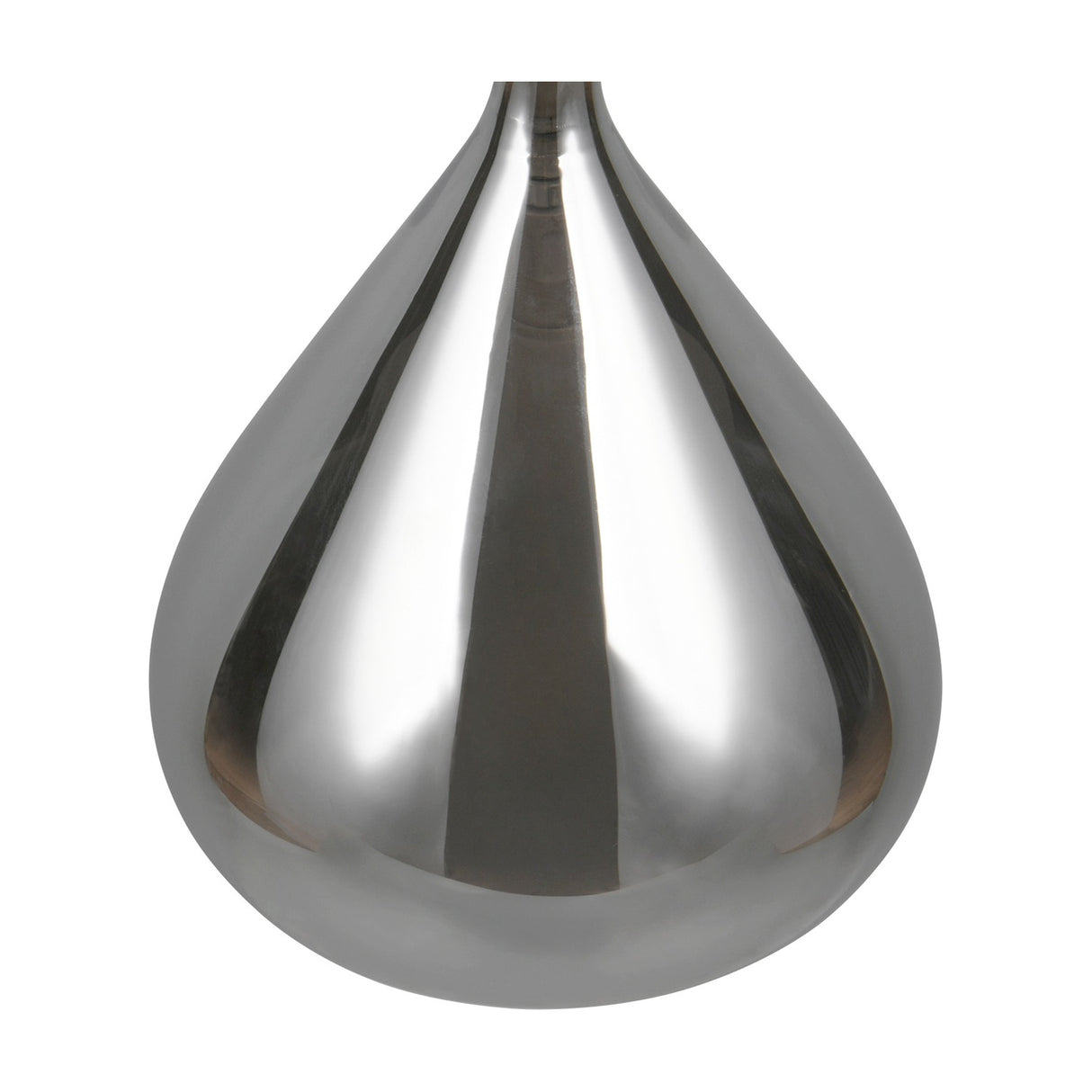 Aldea Glass Chrome Pendant – Matt White