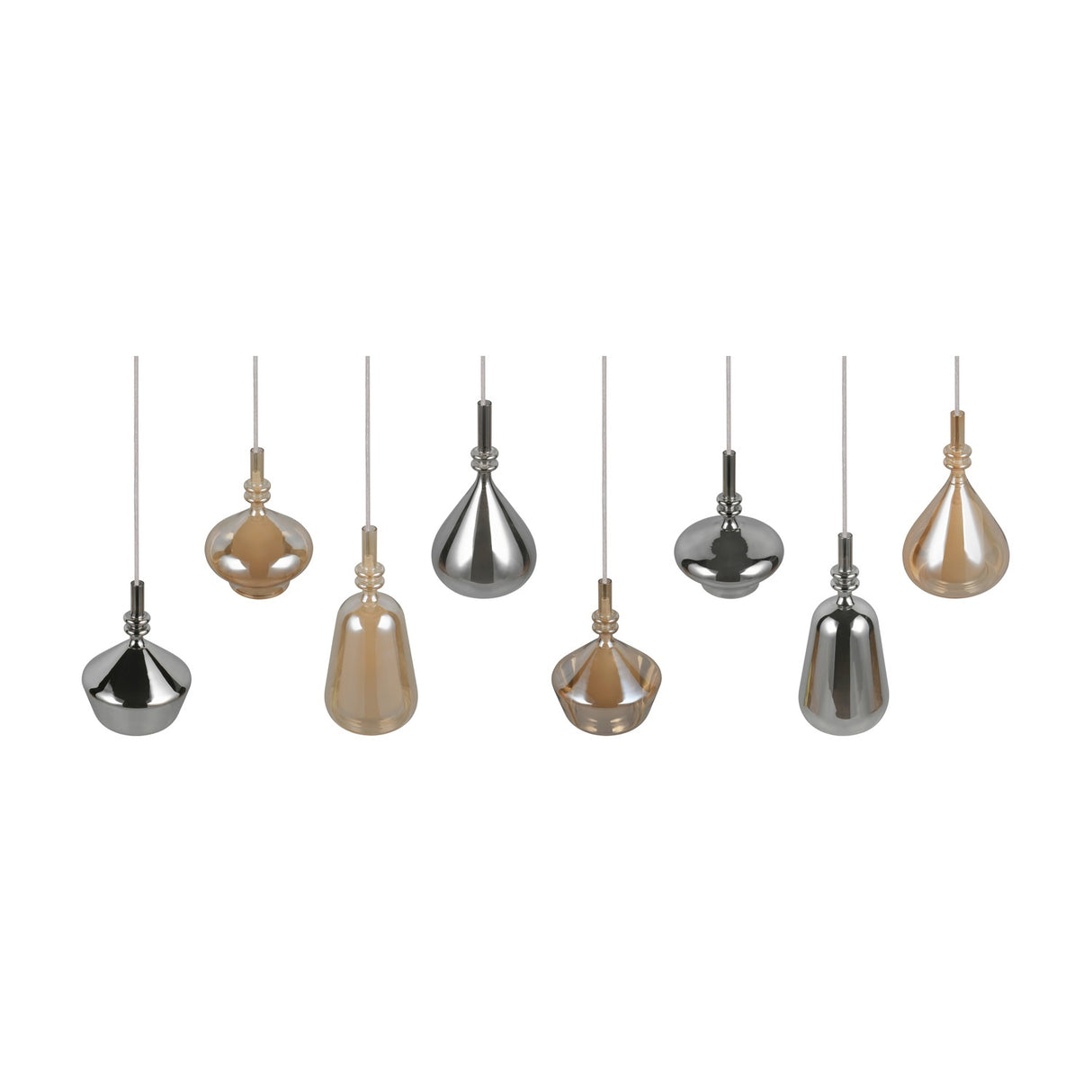 Aldea 8 Light Linear Chandelier – Matt White