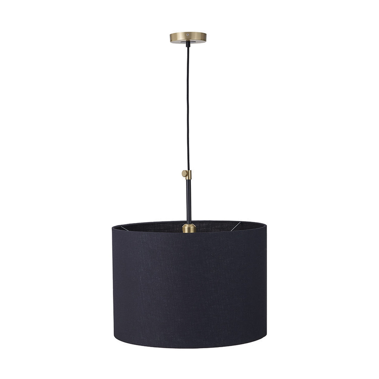 Bryce Black & Gold Metal Ceiling Pendant Light - 50cm