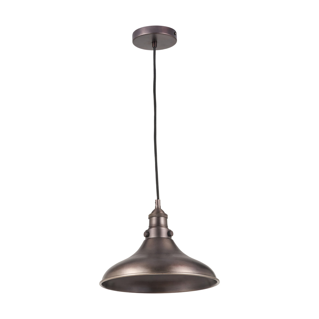 Ellis Antique Bronze Caf� Pendant Café Light - 30cm