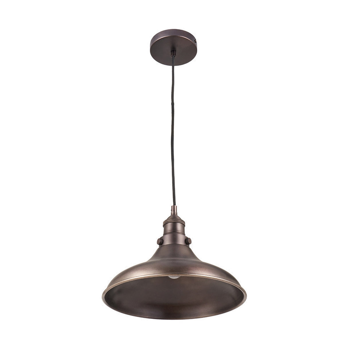 Ellis Antique Bronze Caf� Pendant Café Light - 30cm