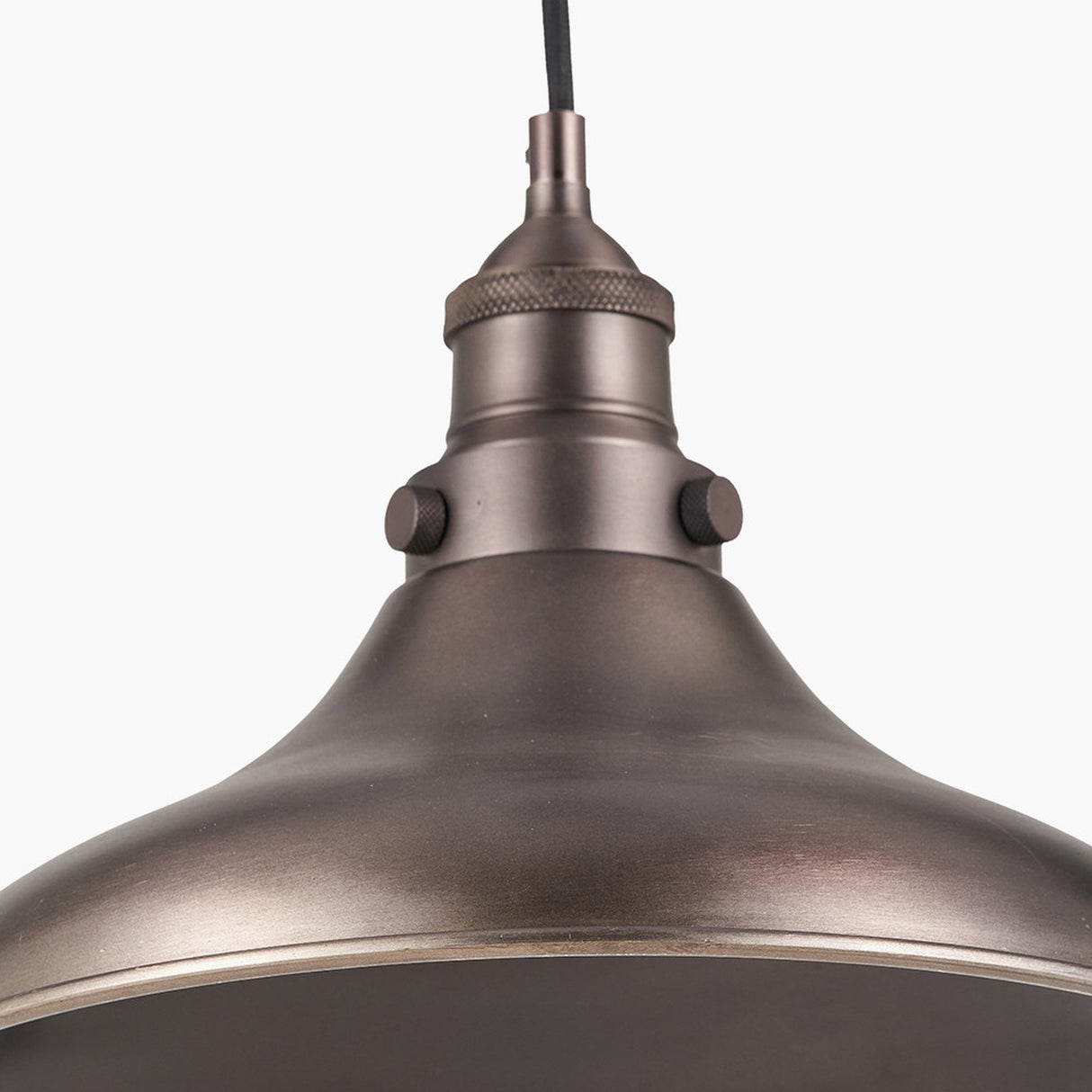 Ellis Antique Bronze Caf� Pendant Café Light - 30cm