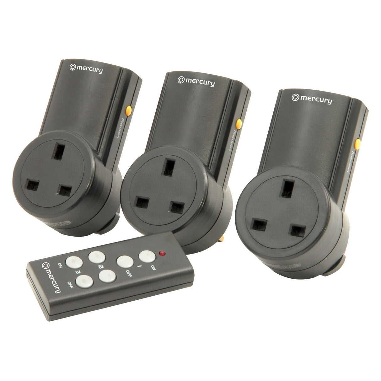 Mercury RC3 Set Of 3 RF Controlled Socket