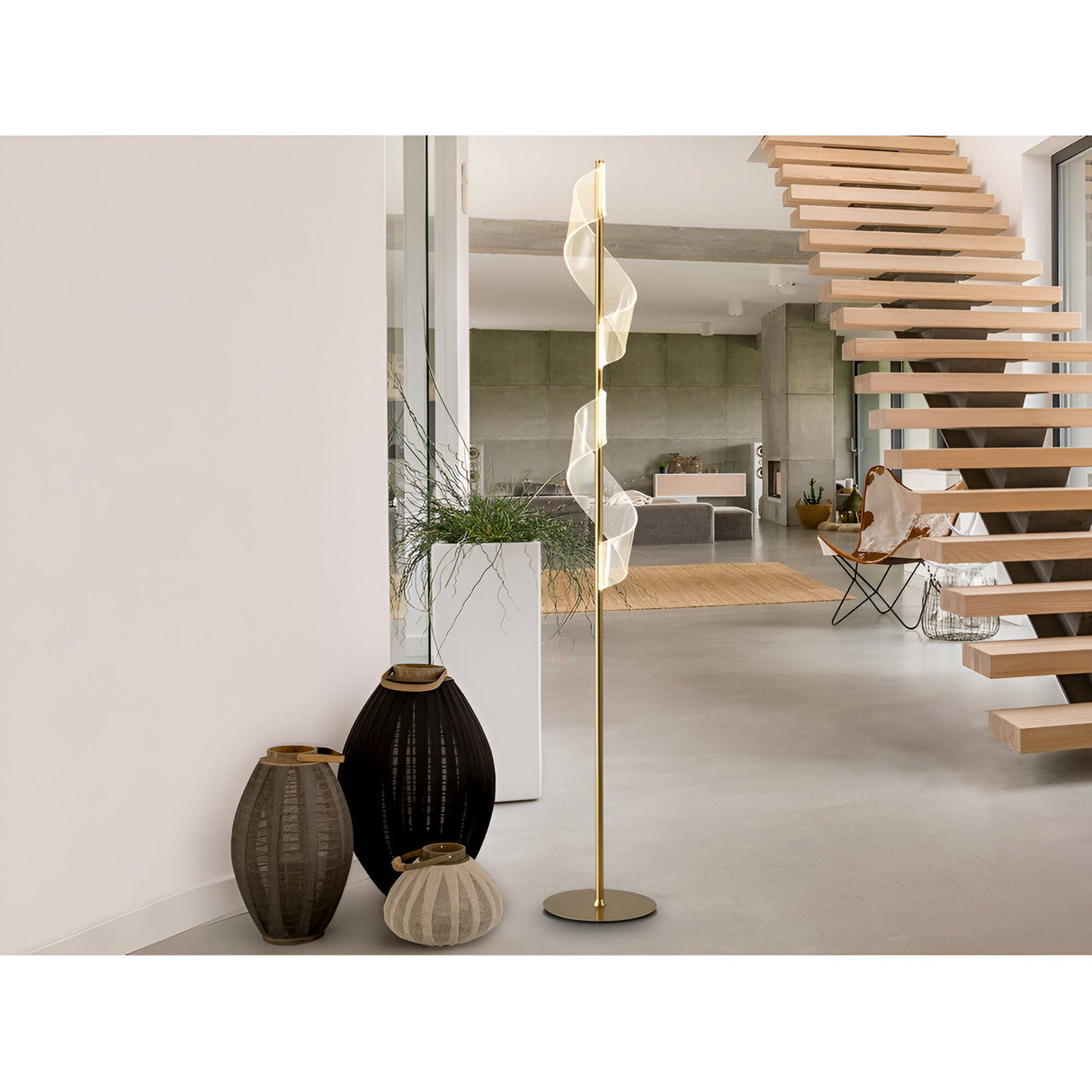 Velas LED Floor Lamp 18W 3000K - Gold