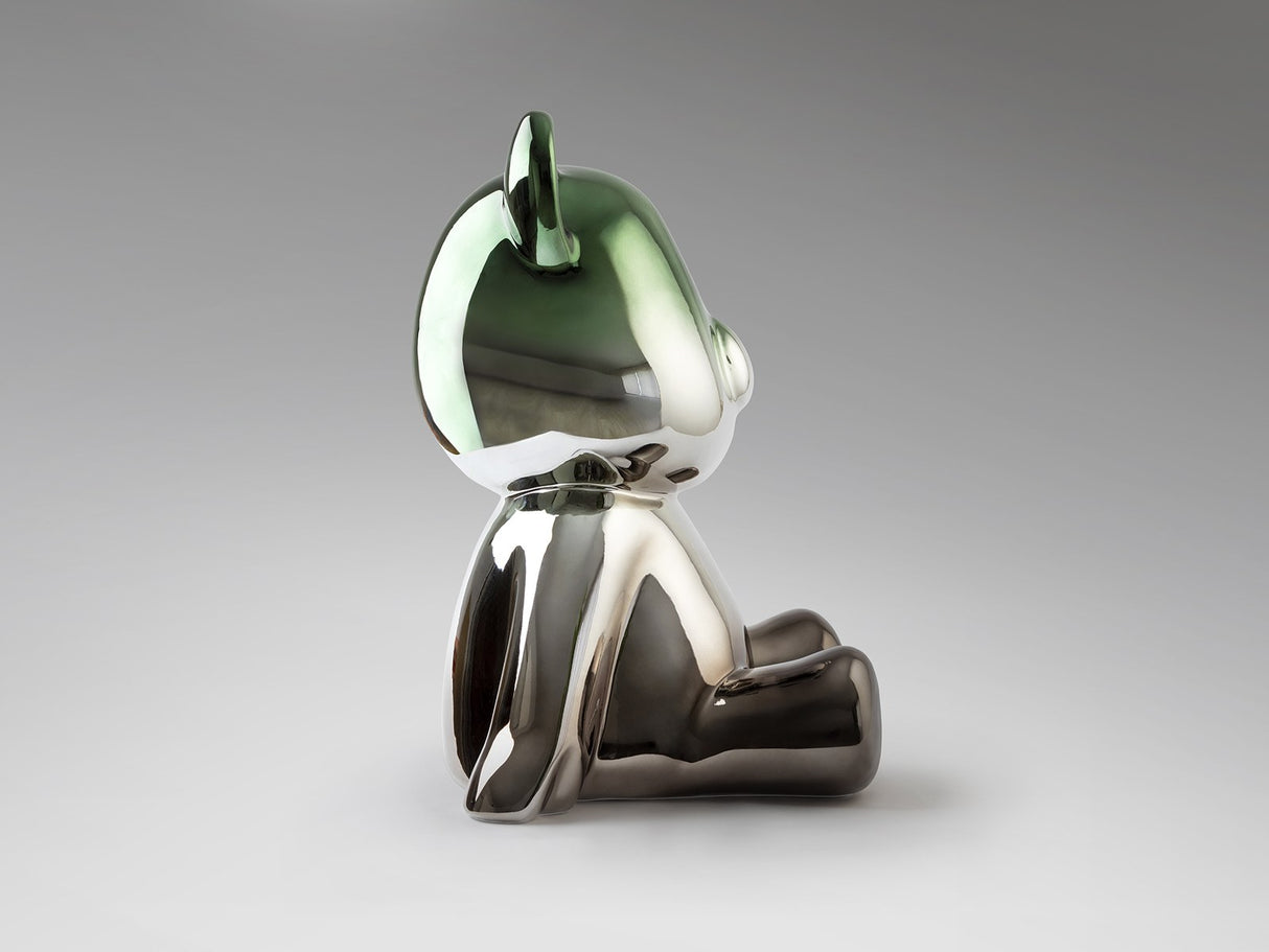 Osito Sculpture - Grey and Green