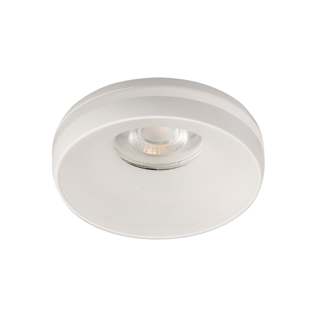 GU10 Recessed Downlight Round 10W Max - White IP20 68mm cut-out Eliceo