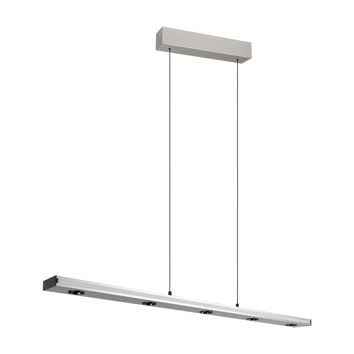 Graham LED Up Down Linear Pendant – Satin Nickel
